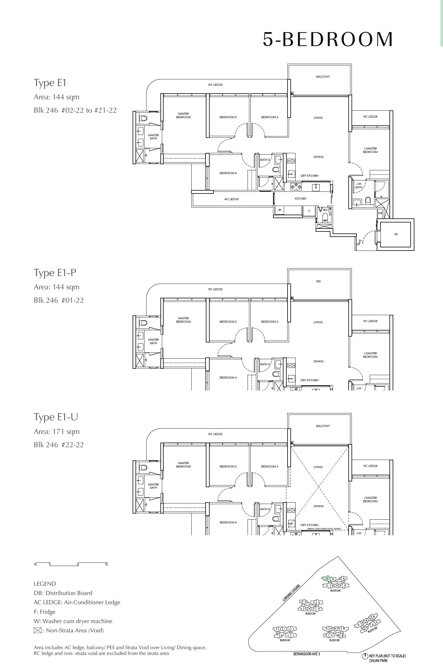 5 Bedroom Floor Plan